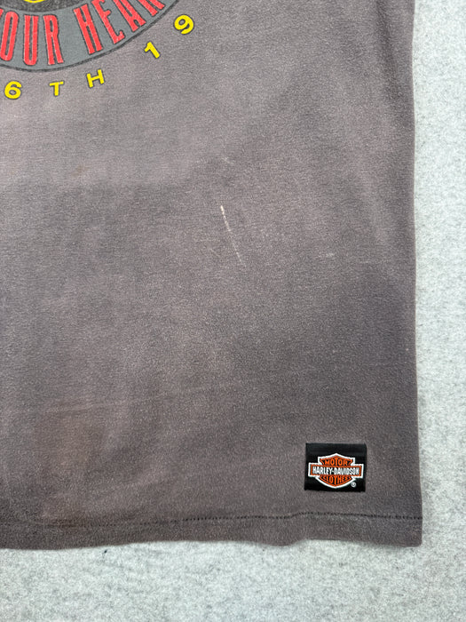 Vintage Harley Davidson National MDA Poker Run Sun Faded Tee | Vitnage Clothing Store Canada
