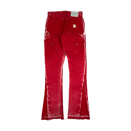 Gallery Dept LA Flare Carpenter Pants Red (USED) | Vintage Clothing Store Canada