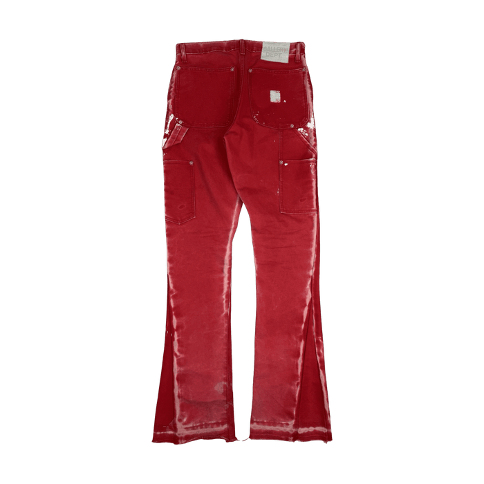 Gallery Dept LA Flare Carpenter Pants Red (USED) | Vitnage Clothing Store Canada