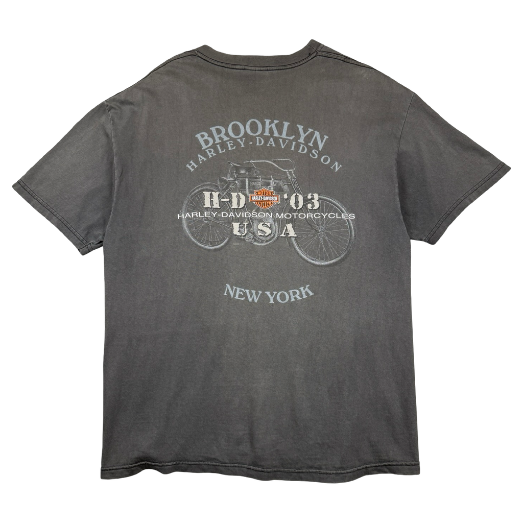Vintage Harley Davidson 100 Years Tee Black