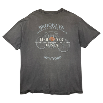 Vintage Harley Davidson 100 Years Tee Black
