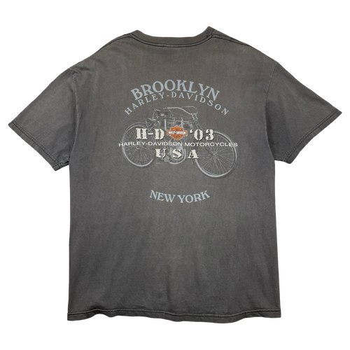 Vintage Harley Davidson 100 Years Tee Black | Vintage Clothing Store Canada
