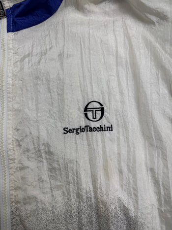 (XL) Vintage Sergio Tacchini Track Zip Jacket White