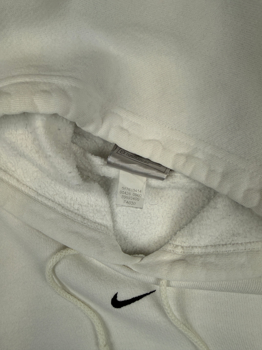 2000’s Nike Centre Swoosh Hoodie White