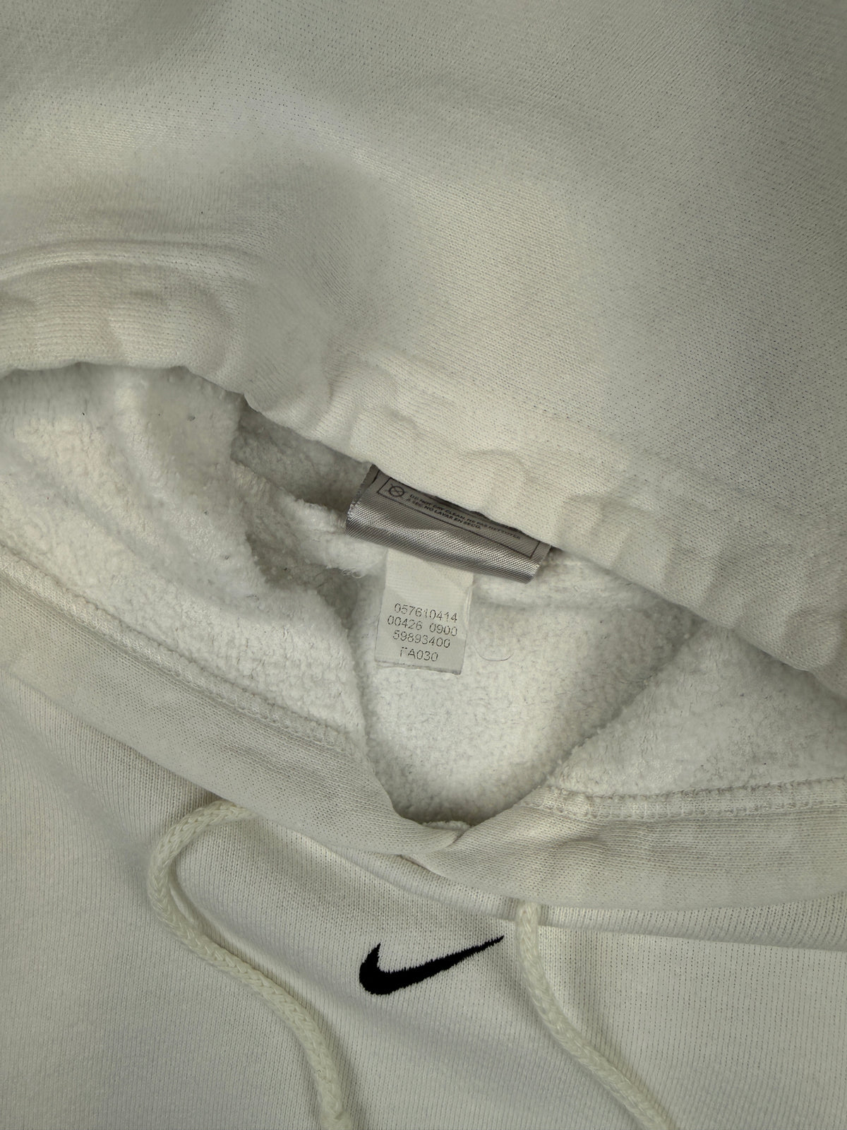2000’s Nike Centre Swoosh Hoodie White