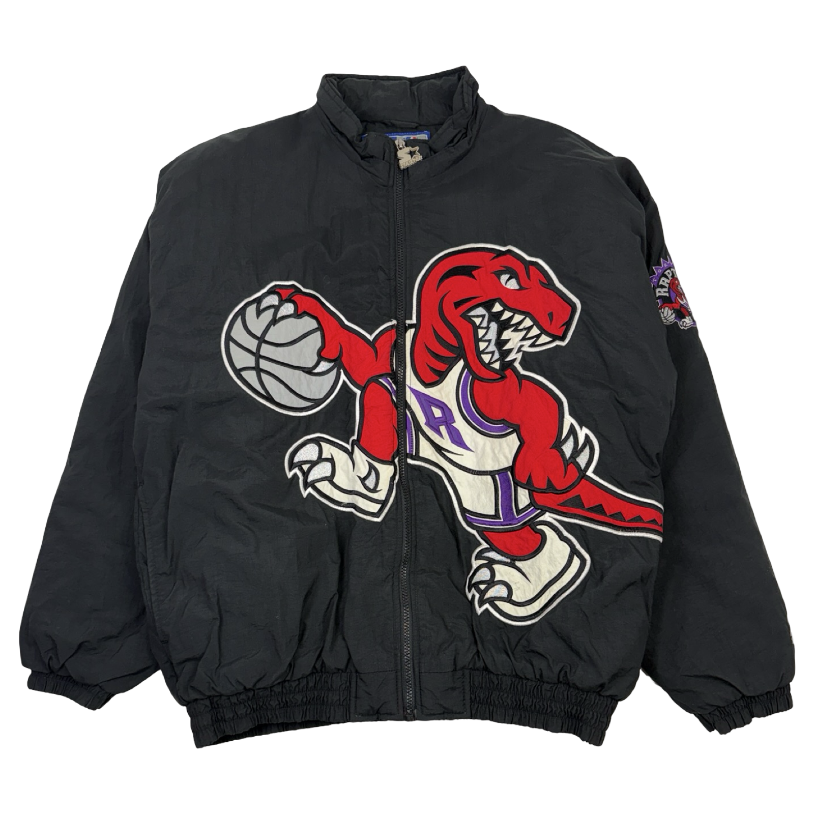 Vintage 1994 Toronto Raptors Starter Jacket Black