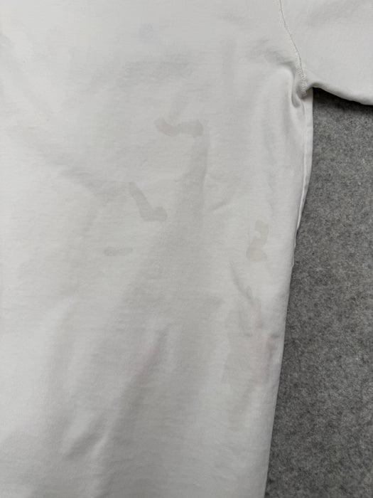Louis Vuitton Embroidered Cursive Logo Tee White (USED) | Vitnage Clothing Store Canada