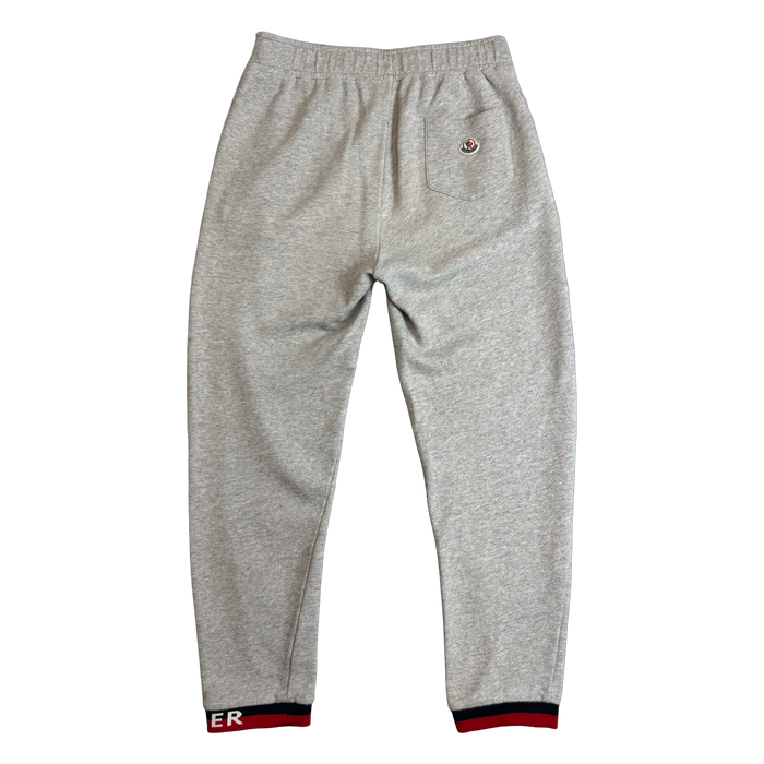 Moncler Cuff Stripe Sweatpants Grey (USED) | Vitnage Clothing Store Canada