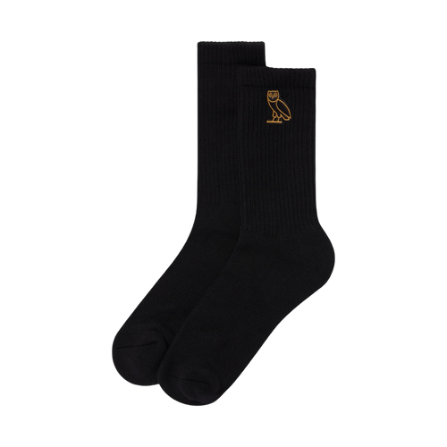 OVO Classic Socks Black | Vintage Clothing Store Canada