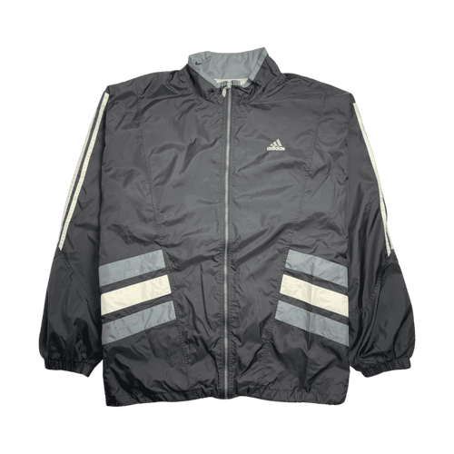 (XXL) Vintage 90s Adidas Full Zip Jacket Black | Vintage Clothing Store Canada