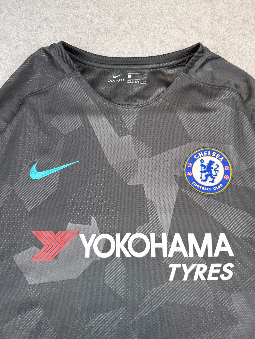 Nike Chelsea F.C. 17/18 Third Jersey Charcoal Grey