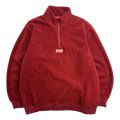 FTP Sherpa Half Zip Jacket Red (USED)