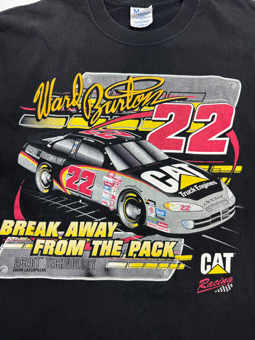 Vintage 2000s Ward Burton Nascar Tee Black | Vitnage Clothing Store Canada