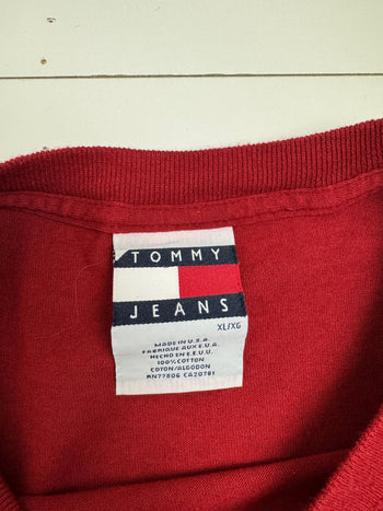 (XL) Vintage '03 Tommy Jeans Tee Red