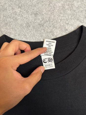 Vintage Chrome Hearts Big Scroll Pocket Tee Black