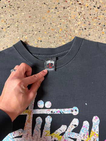 Vintage 2000s Stussy Tee Black