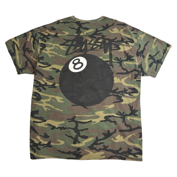Stussy 8 Ball Tee Camo (USED) | Vitnage Clothing Store Canada