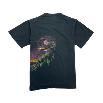 (L) Vintage Nature Eagle Tee Black