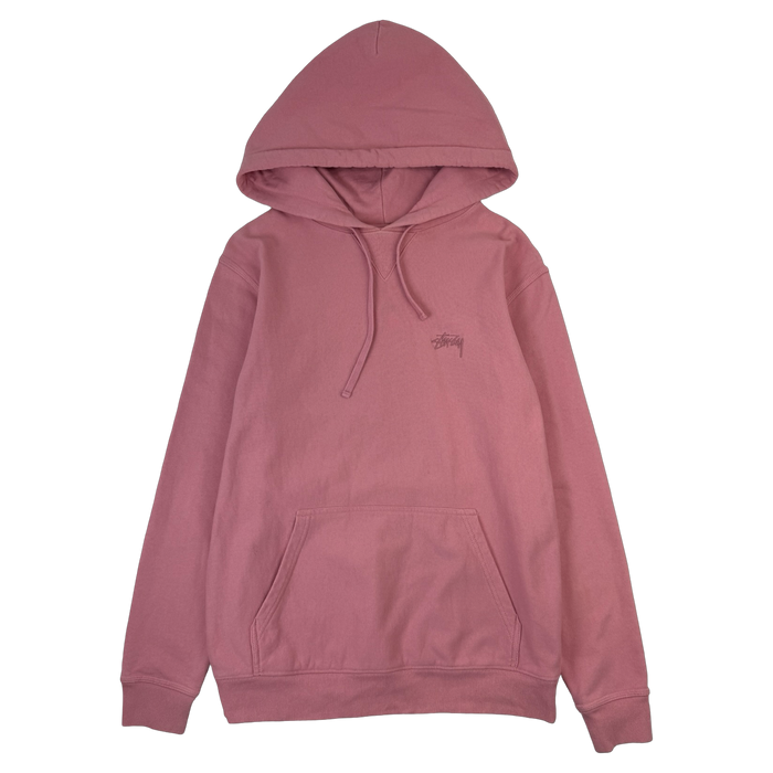 Stussy Basic Hoodie Pink (USED) | Vitnage Clothing Store Canada
