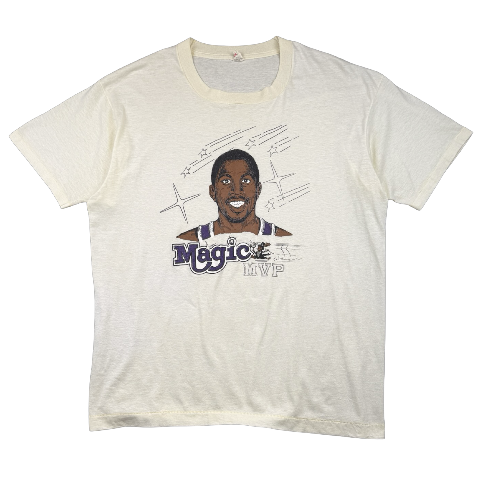 Vintage Magic Johnson MVP Tee Beige