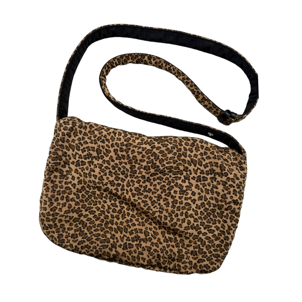 Bottega Veneta Reversible Leopard Print Shoulder Bag