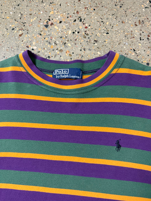 Vintage Polo Ralph Lauren Striped Tee | Vitnage Clothing Store Canada