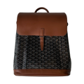 Goyard Alpin Goyardine Backpack Black/Tan