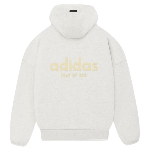 Fear of God Athletics Heavy Fleece Hoodie Oatmeal Heather | Vintage Clothing Store Canada