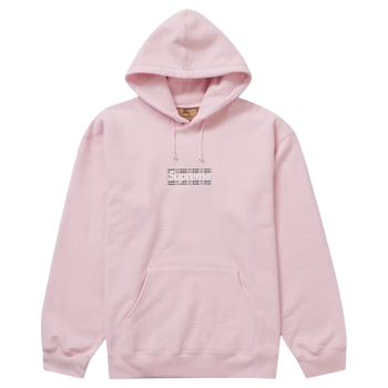 Supreme Burberry Box Logo Hoodie Light Pink