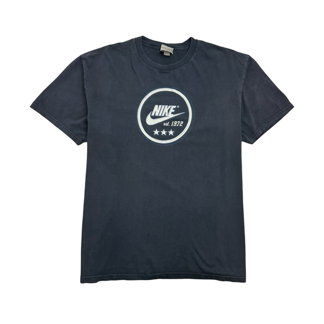 Vintage 2000s Nike est. 1972 Tee Dark Navy