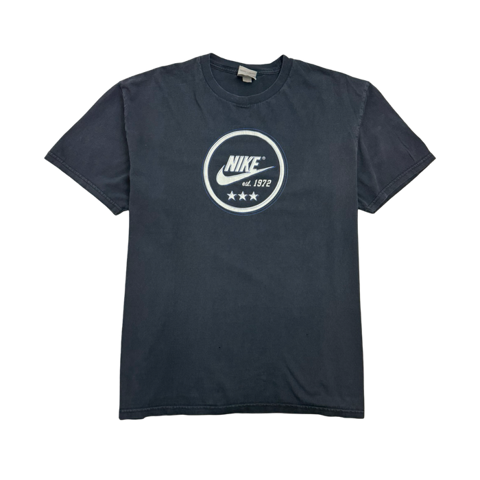 Vintage 2000s Nike est. 1972 Tee Dark Navy | Vitnage Clothing Store Canada