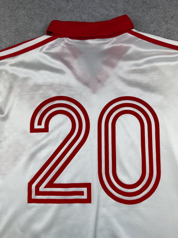 Vintage 90's Adidas Olypmics Morocco Soccer Jersey White