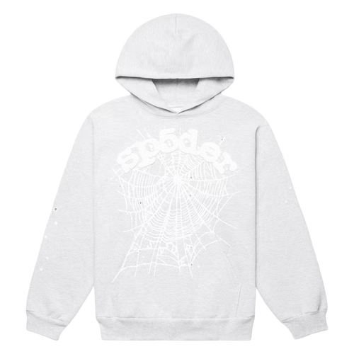 Sp5der OG Web Hoodie Heather Grey | Vintage Clothing Store Canada