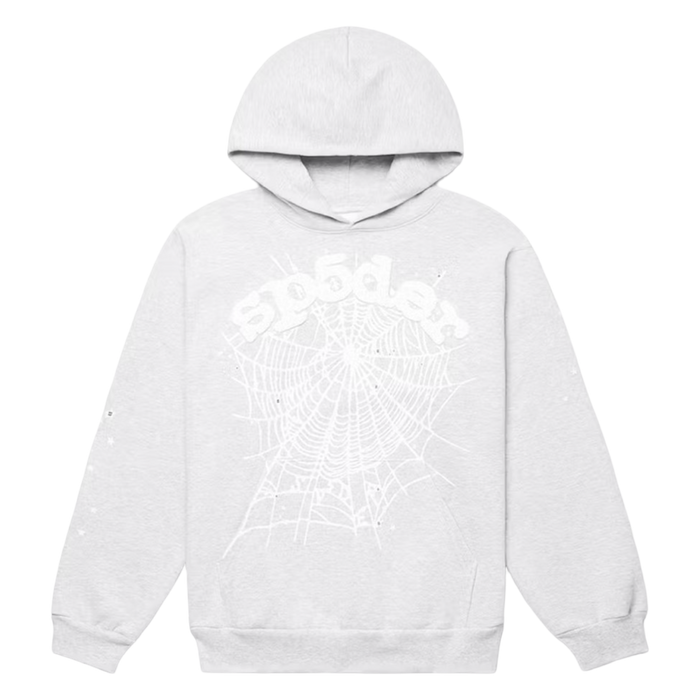 Sp5der OG Web Hoodie Heather Grey – ShopDemand