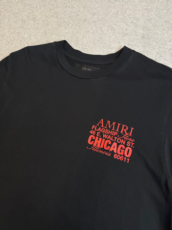 Amiri Chicago Exclusive Tee Black (USED)