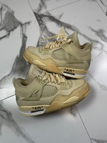 Women's Air Jordan 4 Retro Off-White Sail (USED)