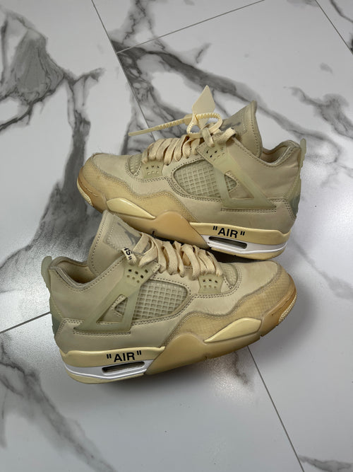 Women's Air Jordan 4 Retro Off-White Sail (USED) | Vintage Clothing Store Canada