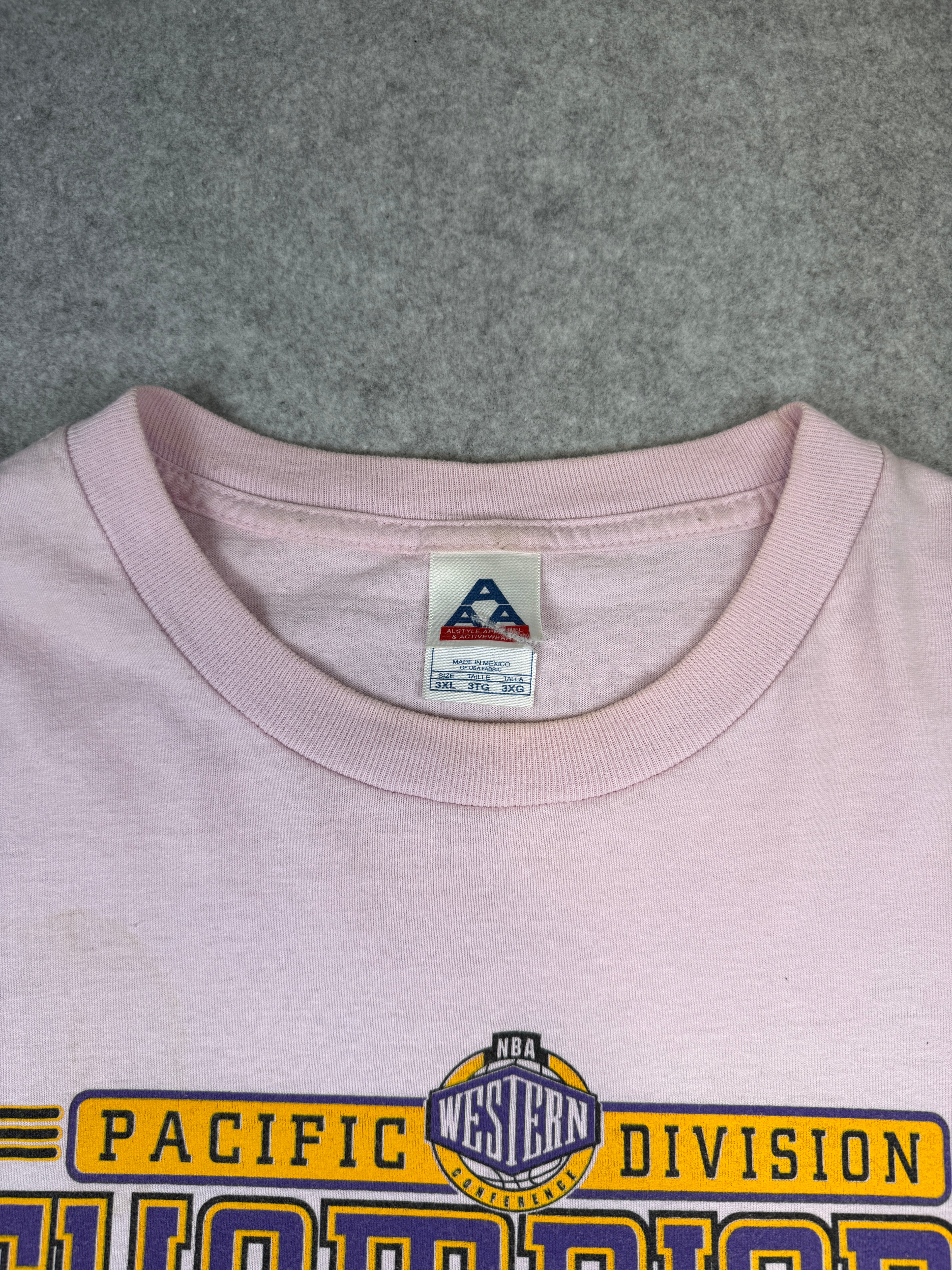 2009 Los Angeles Lakers Pacific Division Champions Tee Pink