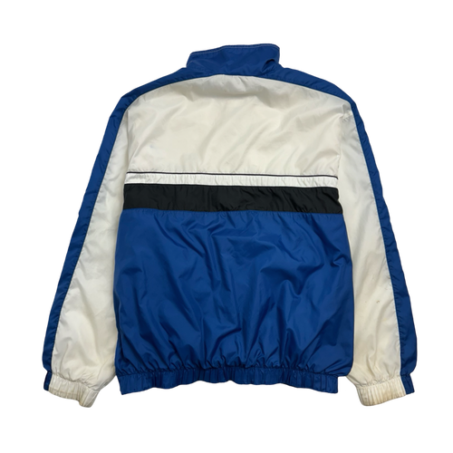 (S) Vintage 90s Quarter Zip Nike Jacket Blue/White | Vintage Clothing Store Canada