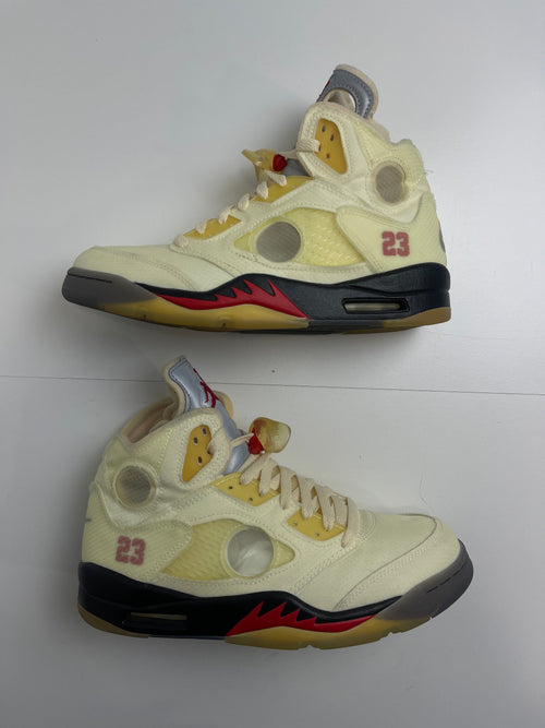 Air Jordan 5 Retro Off-White Sail (USED) | Vintage Clothing Store Canada