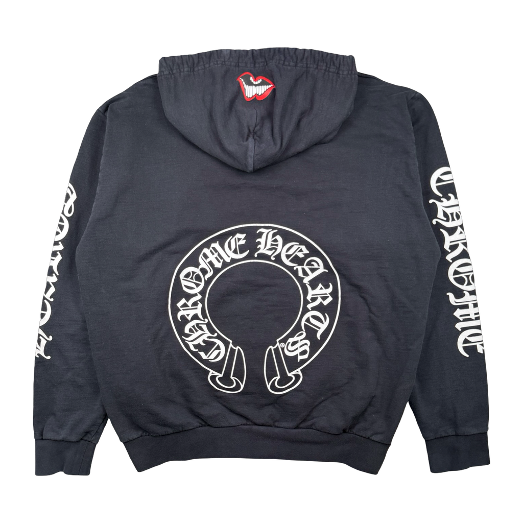 Chrome Hearts Matty Boy Chomper Horseshoe Hoodie Black