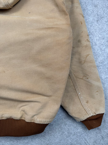 Vintage Carhartt Active Hooded Jacket Khaki