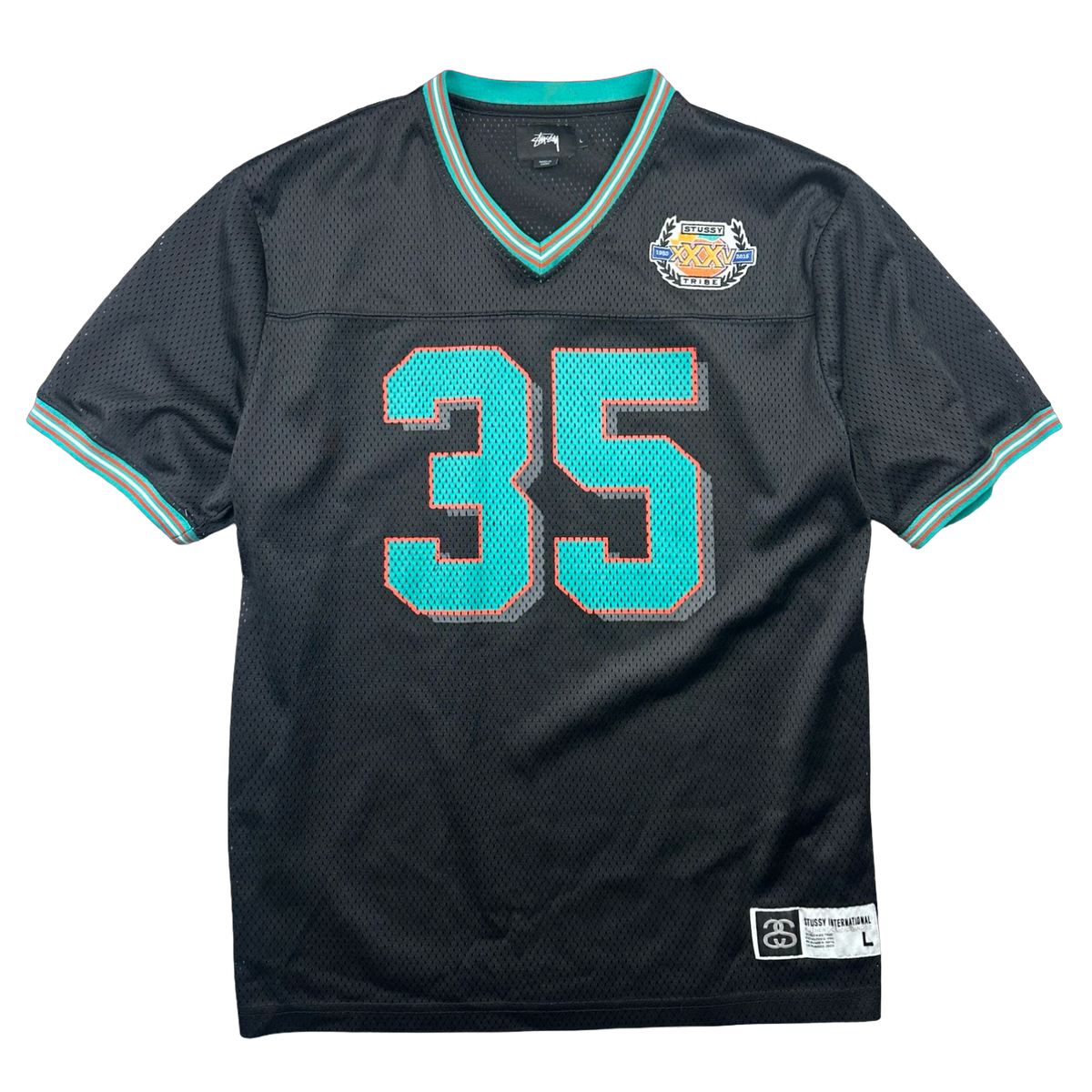 Stussy 35th Anniversary Football Jersey Black (USED)