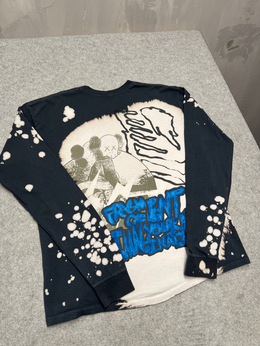 Travis Scott Cactus Jack x Kaws For Fragment L/S Tee Multi Grey (USED) | Vitnage Clothing Store Canada