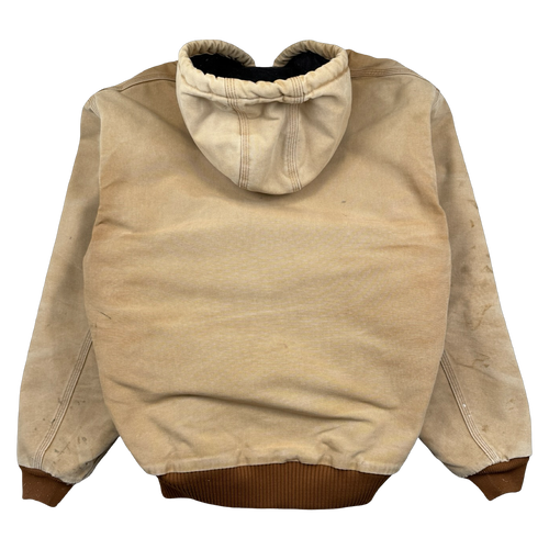 Vintage Carhartt Active Hooded Jacket Khaki | Vintage Clothing Store Canada