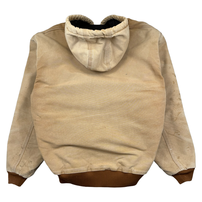 Vintage Carhartt Active Hooded Jacket Khaki | Vitnage Clothing Store Canada