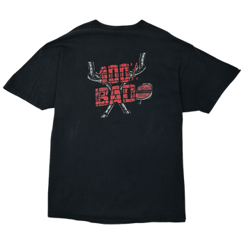 Vintage Looney Tunes Taz 100% Bad Tee Black