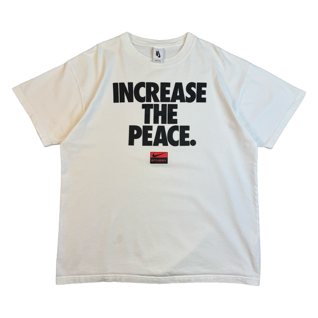 Nike x Stussy Increase The Peace Tee White (USED)