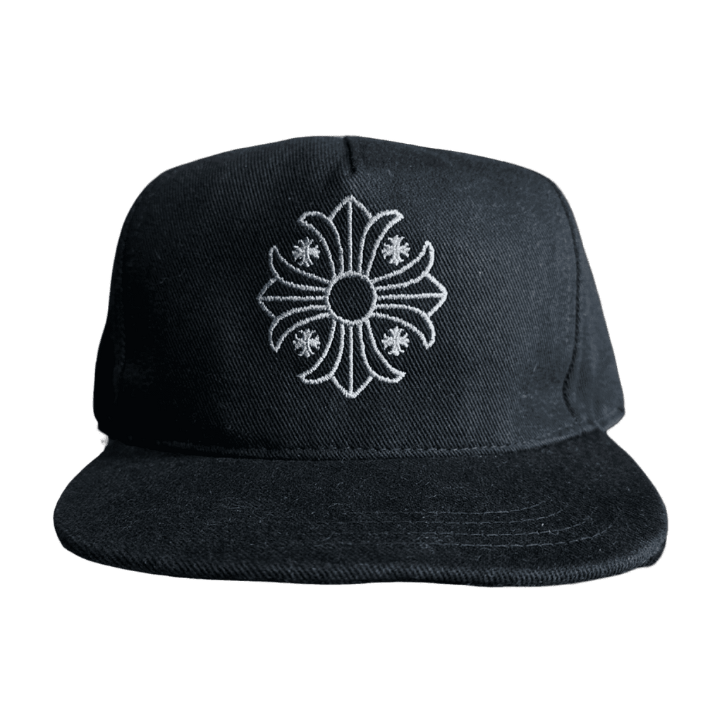 Chrome Hearts Cross Snapback Hat Black