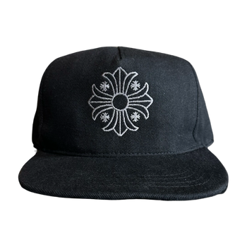 Chrome Hearts Cross Snapback Hat Black